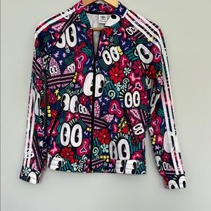 Adidas Women's Multicolor Graphic Jacket